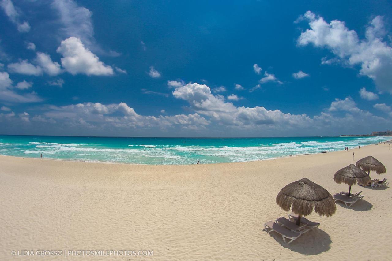 Apartment On The Beach With Terrace Ocean View, Brisas Cancun 01 By Beach & Ocean Apartments Exterior foto