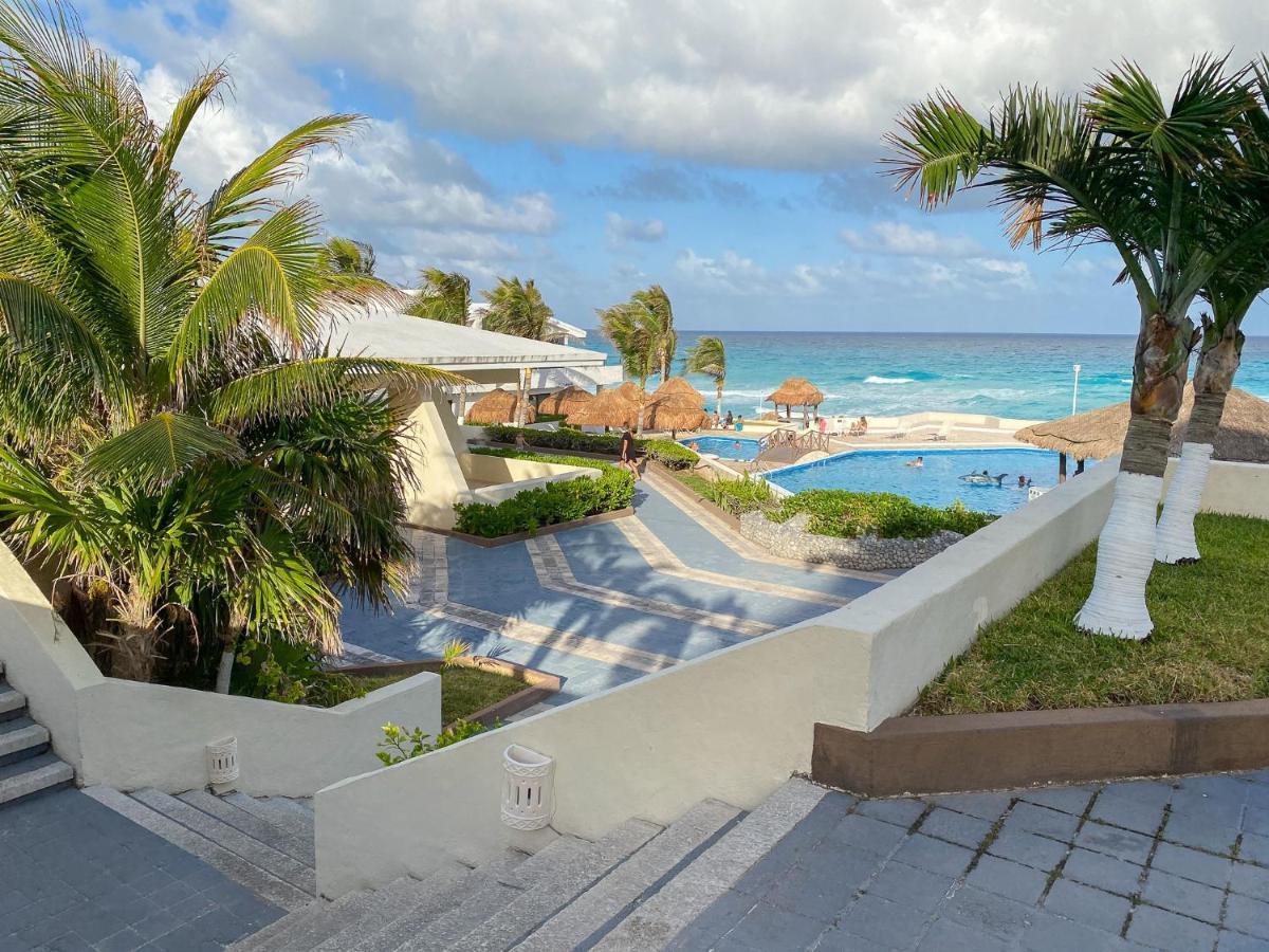 Apartment On The Beach With Terrace Ocean View, Brisas Cancun 01 By Beach & Ocean Apartments Exterior foto