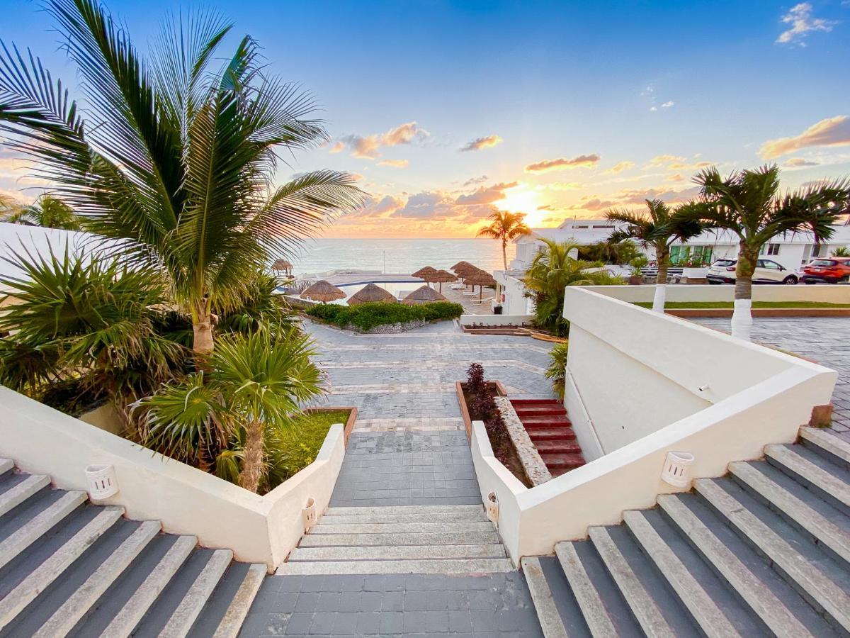 Apartment On The Beach With Terrace Ocean View, Brisas Cancun 01 By Beach & Ocean Apartments Exterior foto