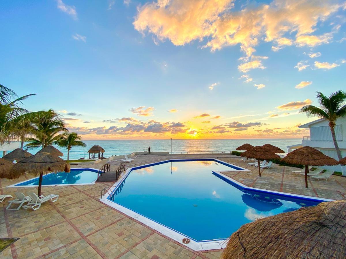 Apartment On The Beach With Terrace Ocean View, Brisas Cancun 01 By Beach & Ocean Apartments Exterior foto