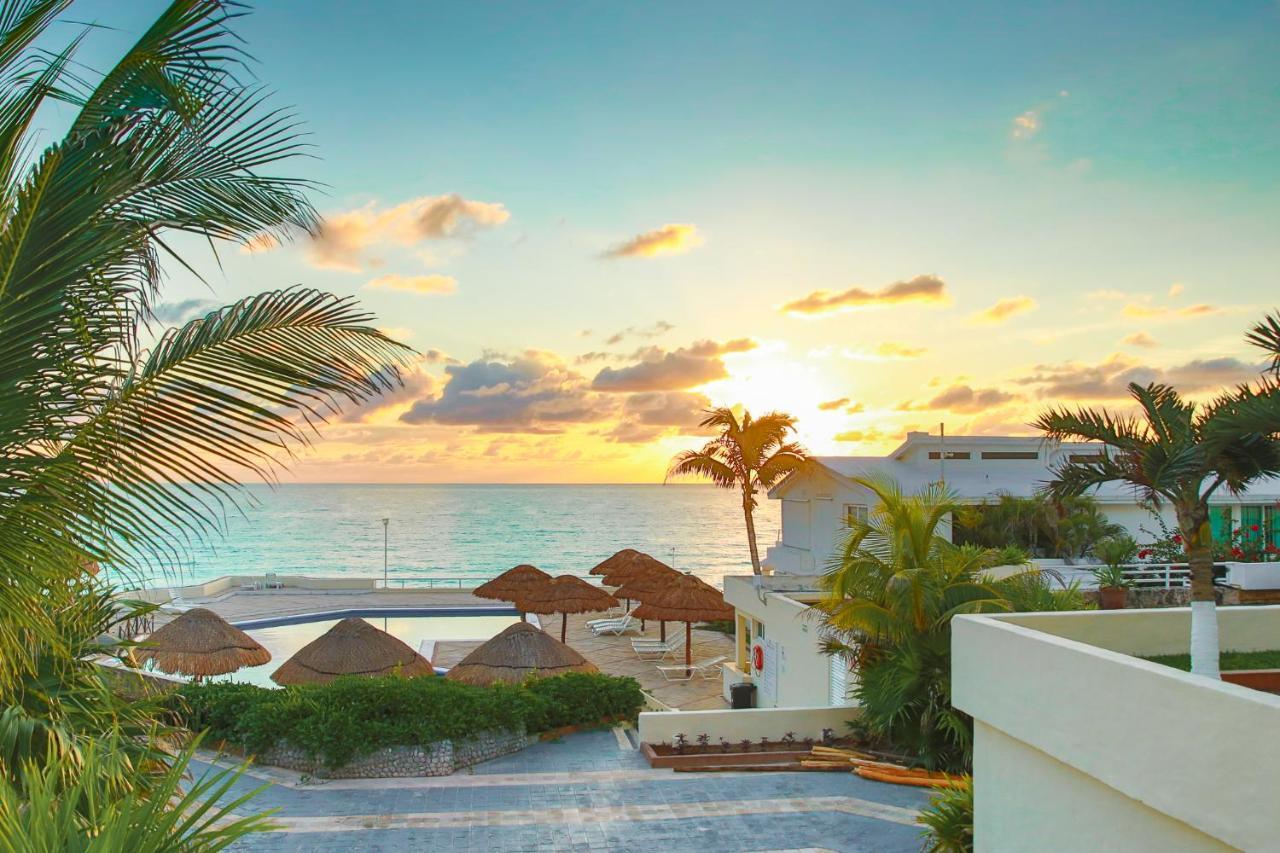 Apartment On The Beach With Terrace Ocean View, Brisas Cancun 01 By Beach & Ocean Apartments Exterior foto